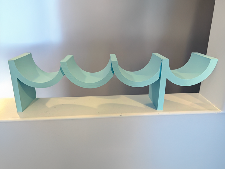 POOP holder in pastel blue